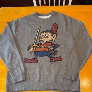 Cleveland Elf dressed as Cavs, Browns & Guardian’s/Indian’s mascots. Size Large